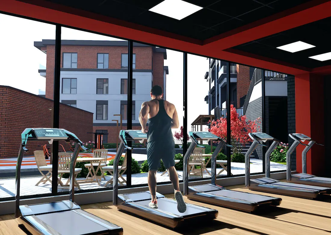 Gym area